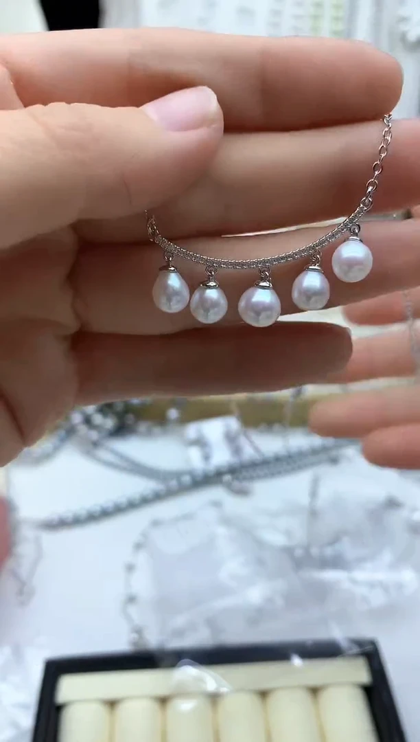 颈饰合金淡水珍珠多样性发其一