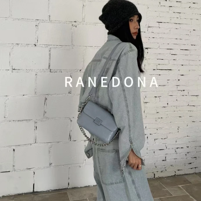 【Show Mi】SK-92586-冰岛蓝-轻奢小众时尚百搭女士包包