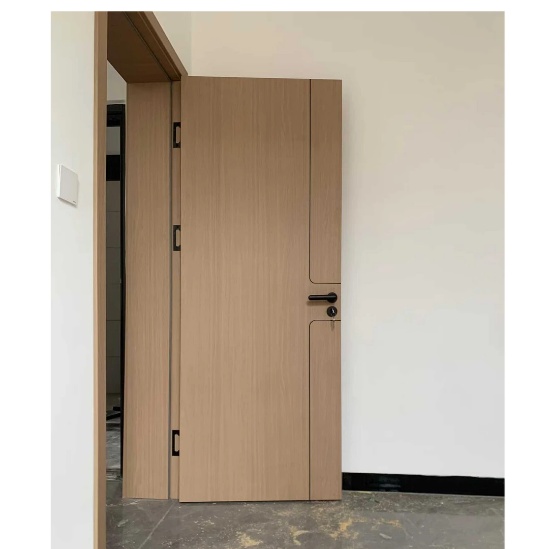 轻奢中式多层实木卧室门室内家用免漆木门定制