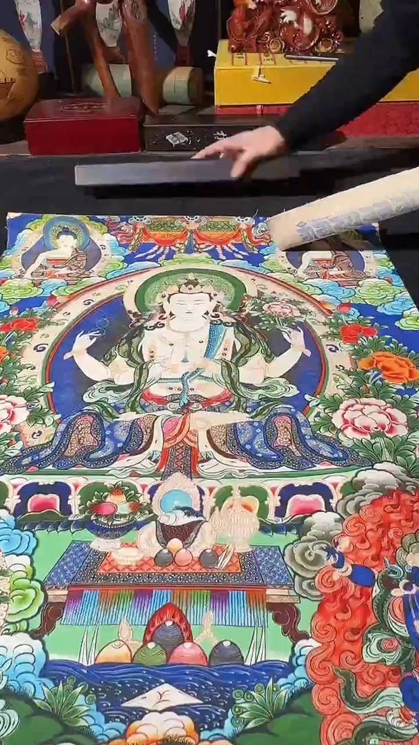 卷轴画藏式珍藏彩绘艺术馆44
