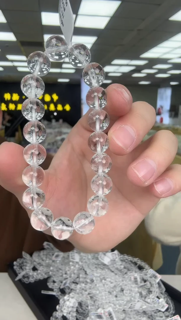 【闪购商品】水晶手串未镶嵌I白水晶手串10m