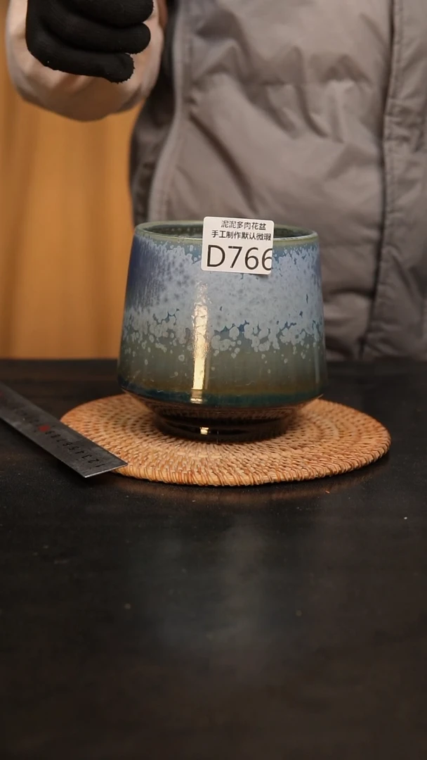 【闪购商品】瓷片景德镇泥泥陶瓷多肉花盆