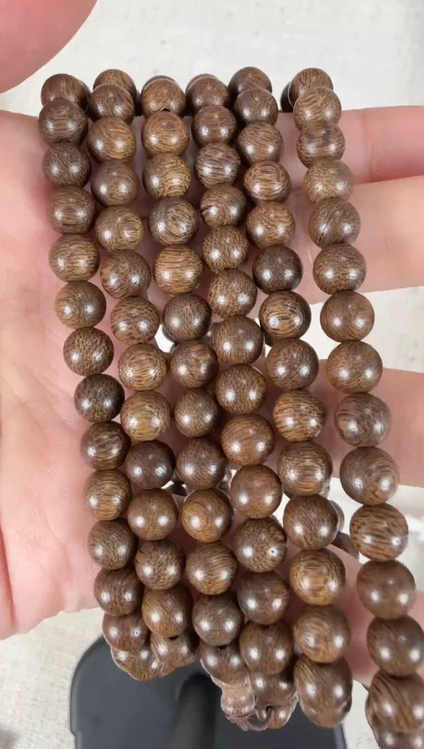 沉香沉香碎屑03沉香沉水浮圆珠多圈卡6多样性发其一