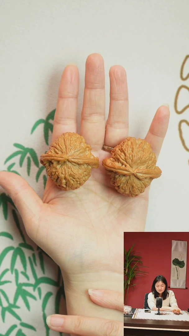 【闪购商品】文玩核桃把件43全品白狮子