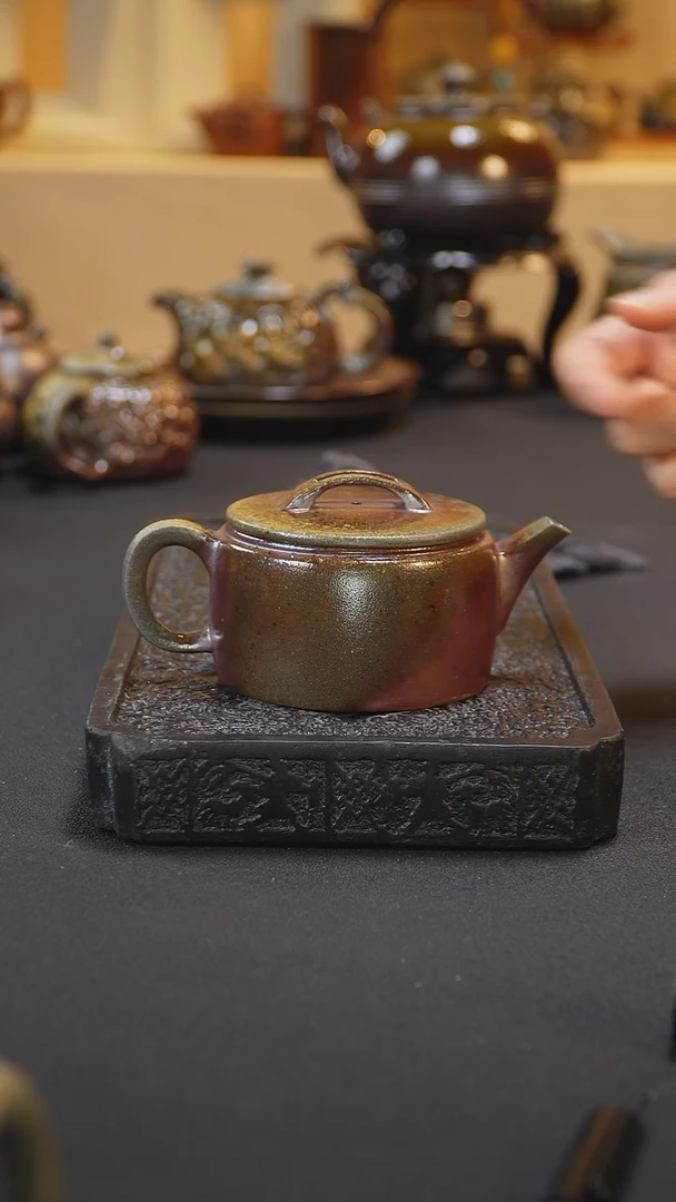 紫砂柴烧纯自然柴烧