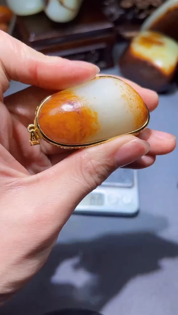 【闪购商品】和田玉（子料）挂件未镶嵌YL-ZZ-1.25-38