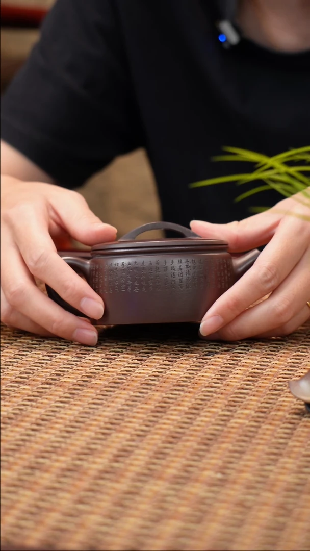 茶壶紫砂宜兴紫砂汉瓦紫泥