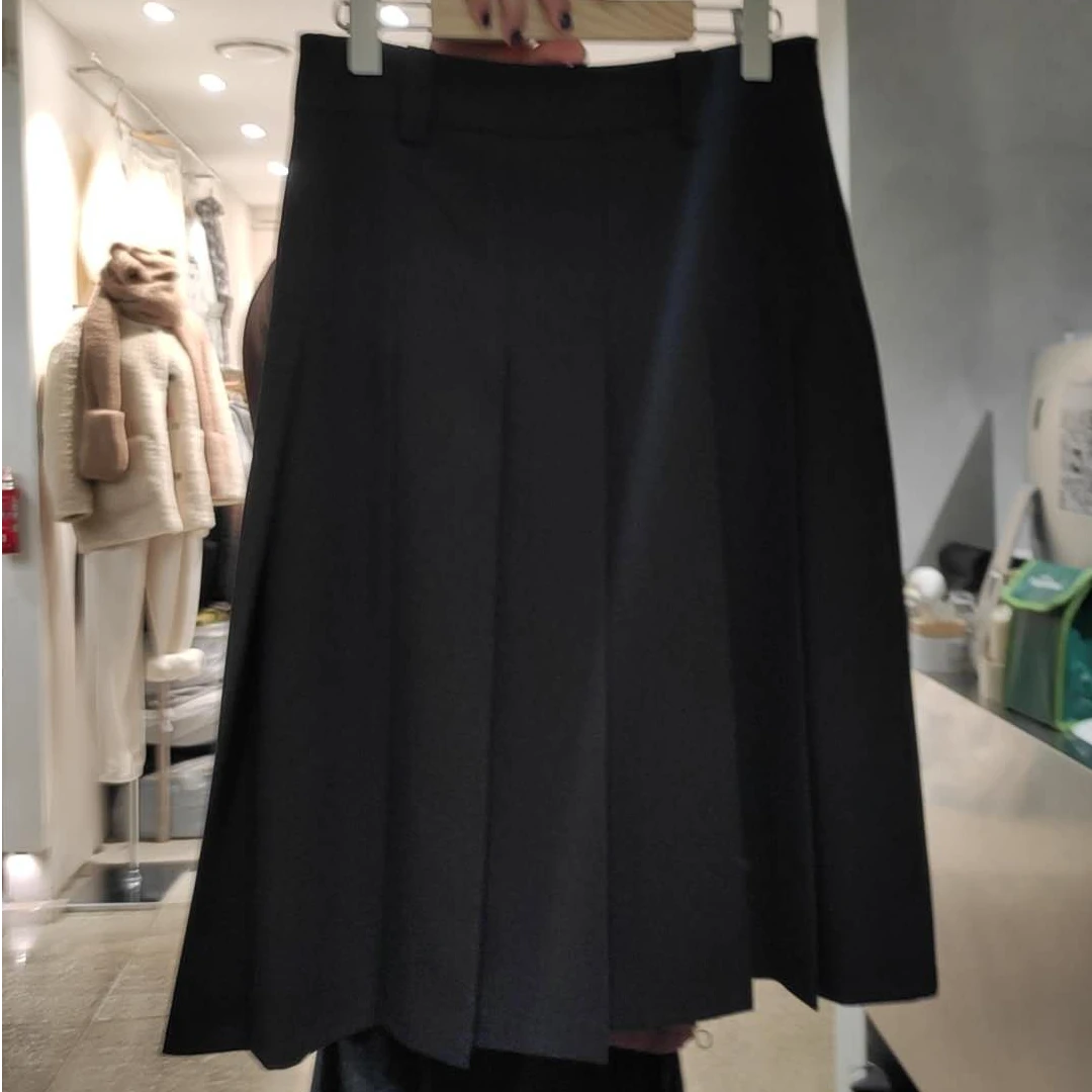 裙压褶半身裙 L-519 君子协议 NO退换 接受再拍