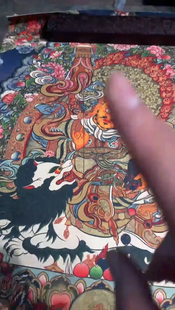 卷轴画东东唐卡tk16