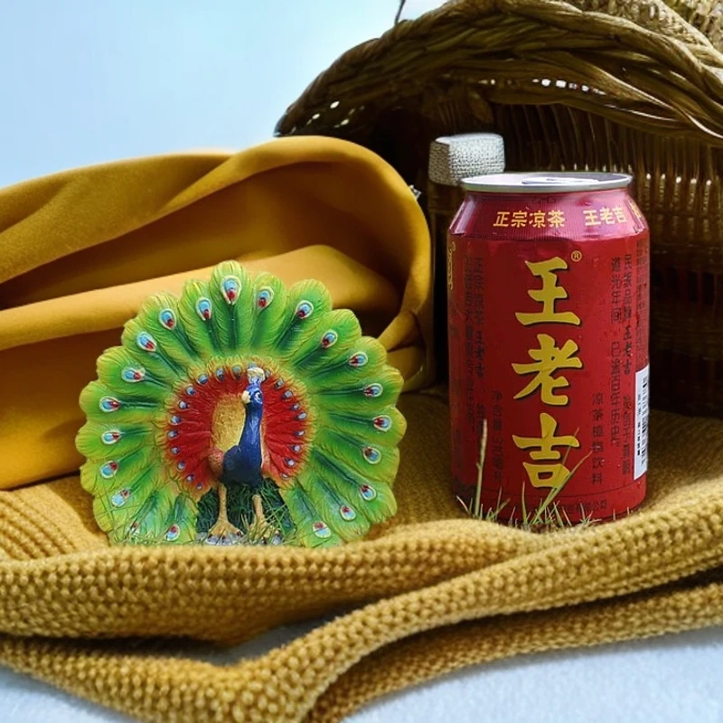 小号孔雀开屏户外摆件