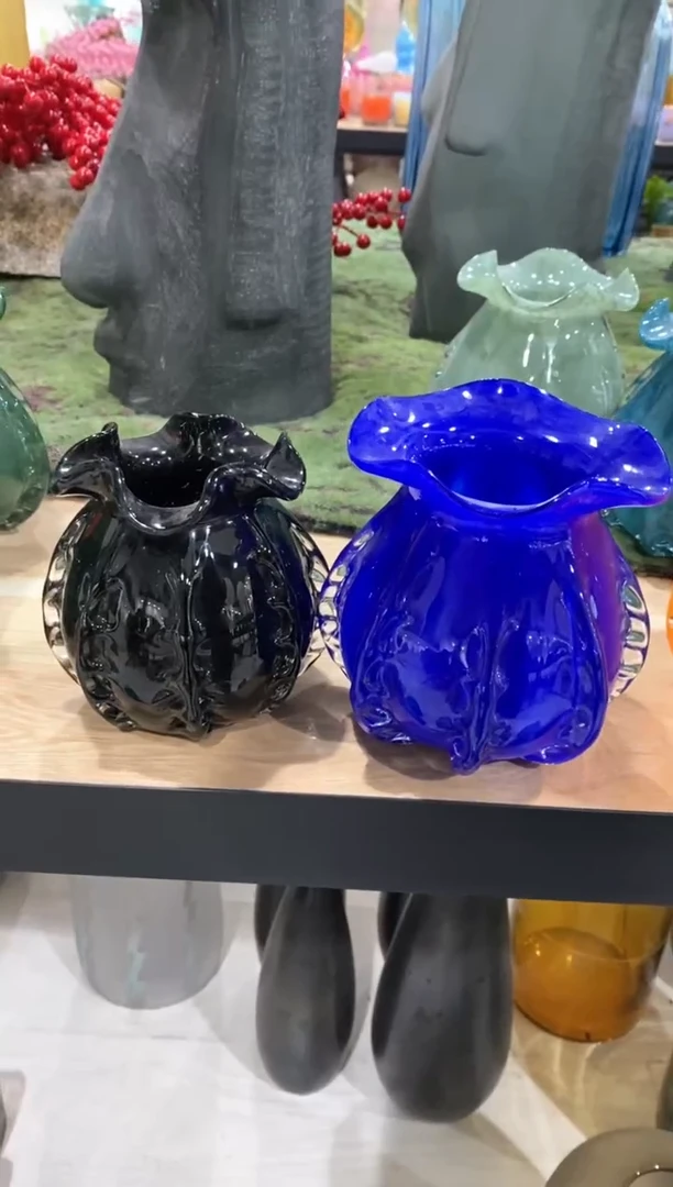 【闪购商品】琉璃慕忆家花瓶一对