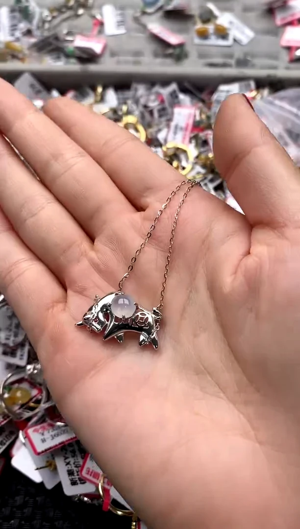 【闪购商品】翡翠戒指银S925镶嵌1111111-5