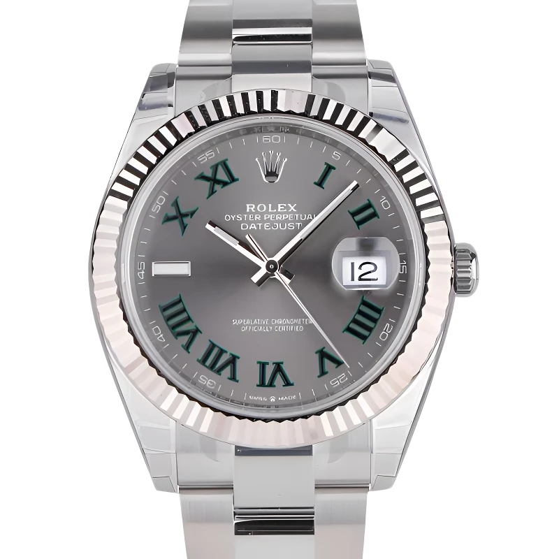 99新 Rolex/劳力士 日志型126334/板带绿萝/41mm/二手全套