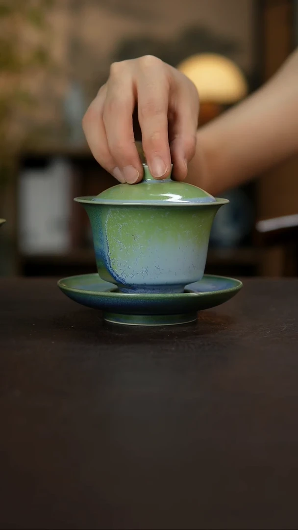 杯景德镇陶瓷杯碗柴烧多人