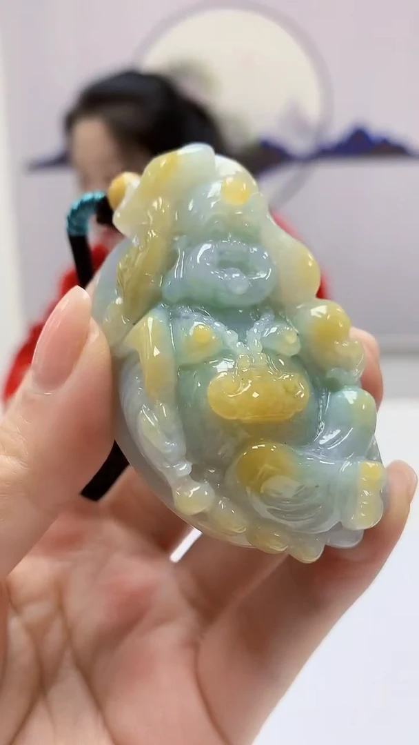 【闪购商品】定制翡翠未镶嵌4902ms-毛货121佛公