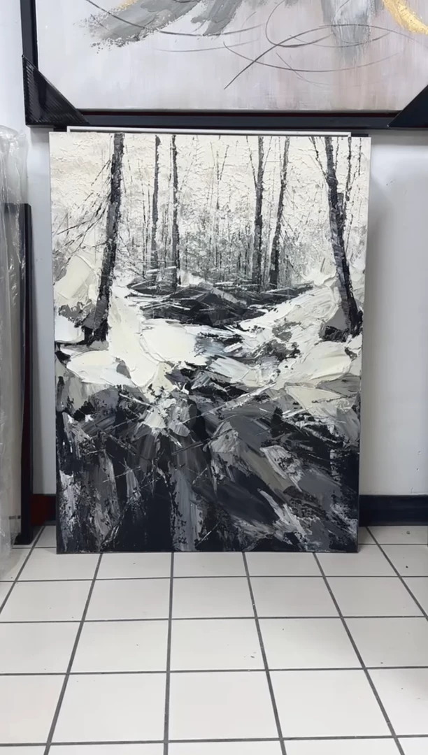 竖款168美术馆 装饰画120*90