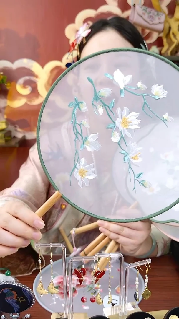 纯铜合金琉璃非遗绒花001