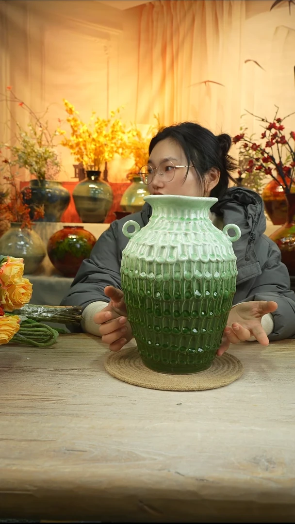 高29口12高温陶瓷花瓶