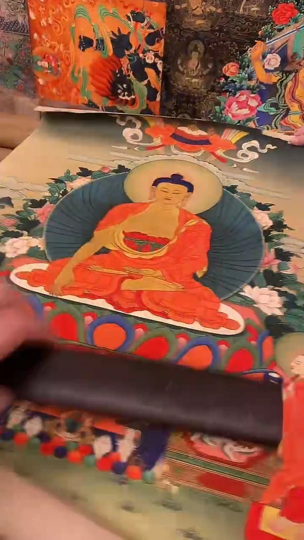 装裱画精美唐卡tk16081