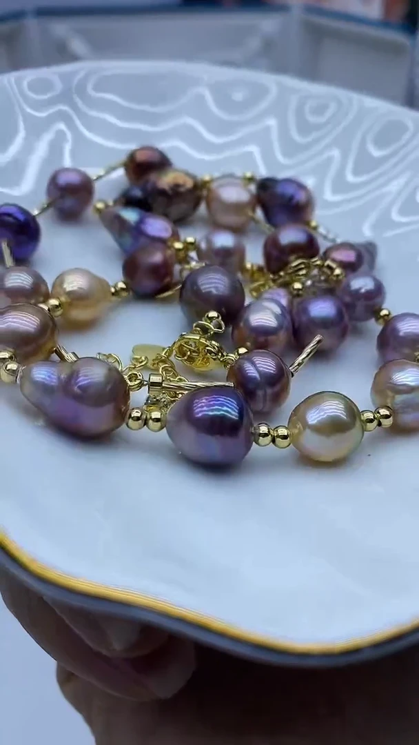 未镶嵌手链淡水珍珠手链多样性发其一