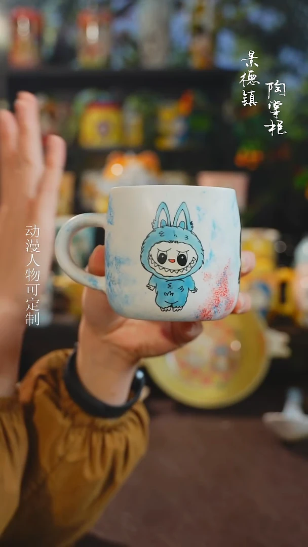 景德镇高温釉下彩纯手工手绘