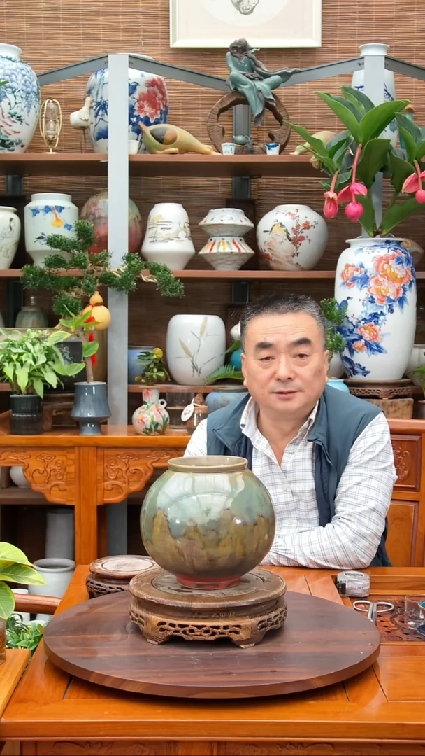 全部花苞朱*力水之韵水培瓷器瓶