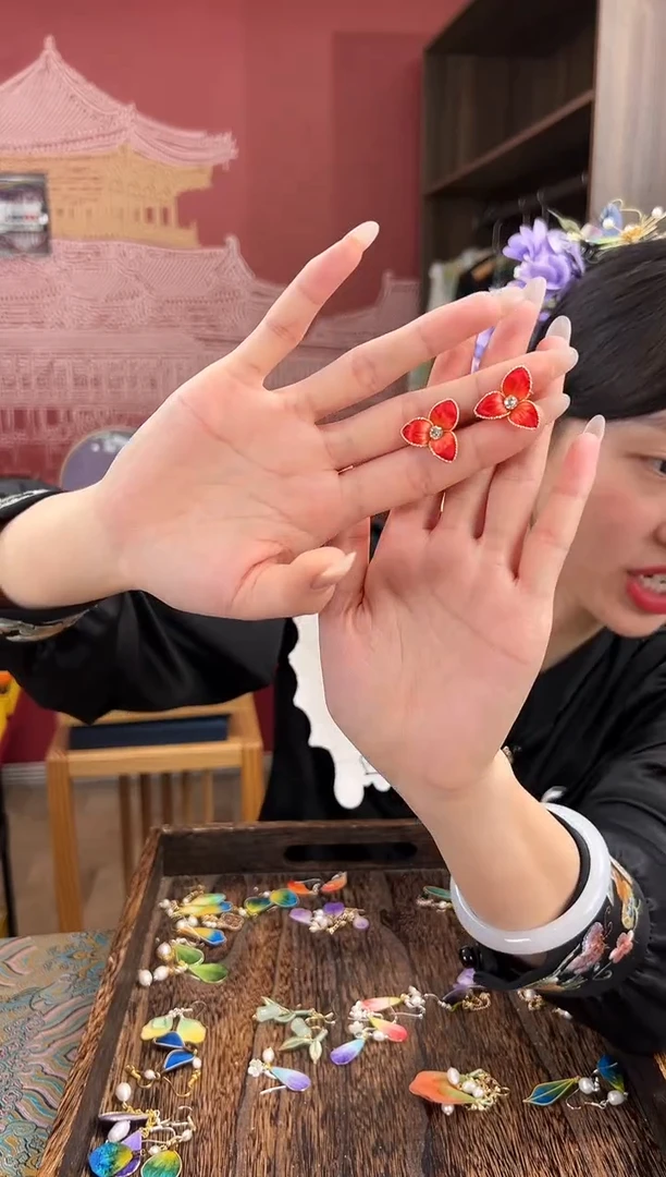 【闪购商品】刺绣苏绣世家非遗手工（耳环）