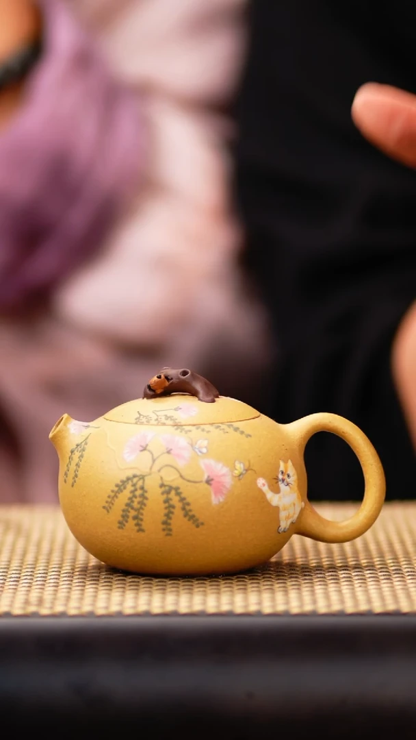 XS95段泥合欢猫咪西施