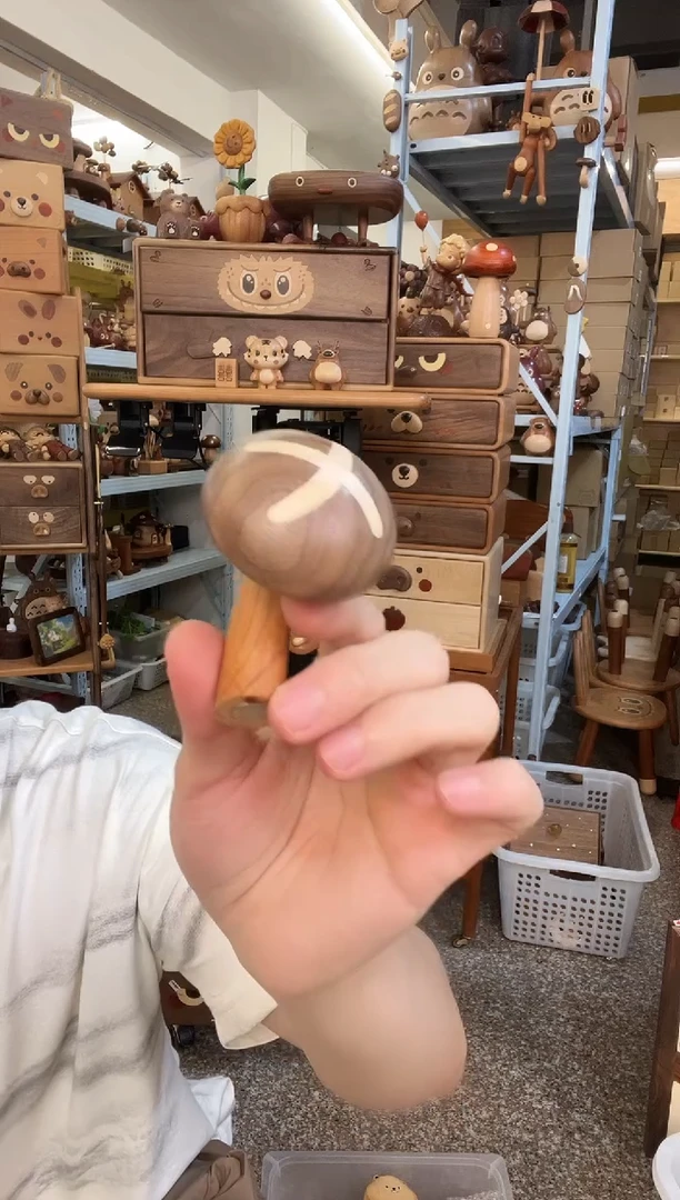 木老款蘑菇冰箱贴一个