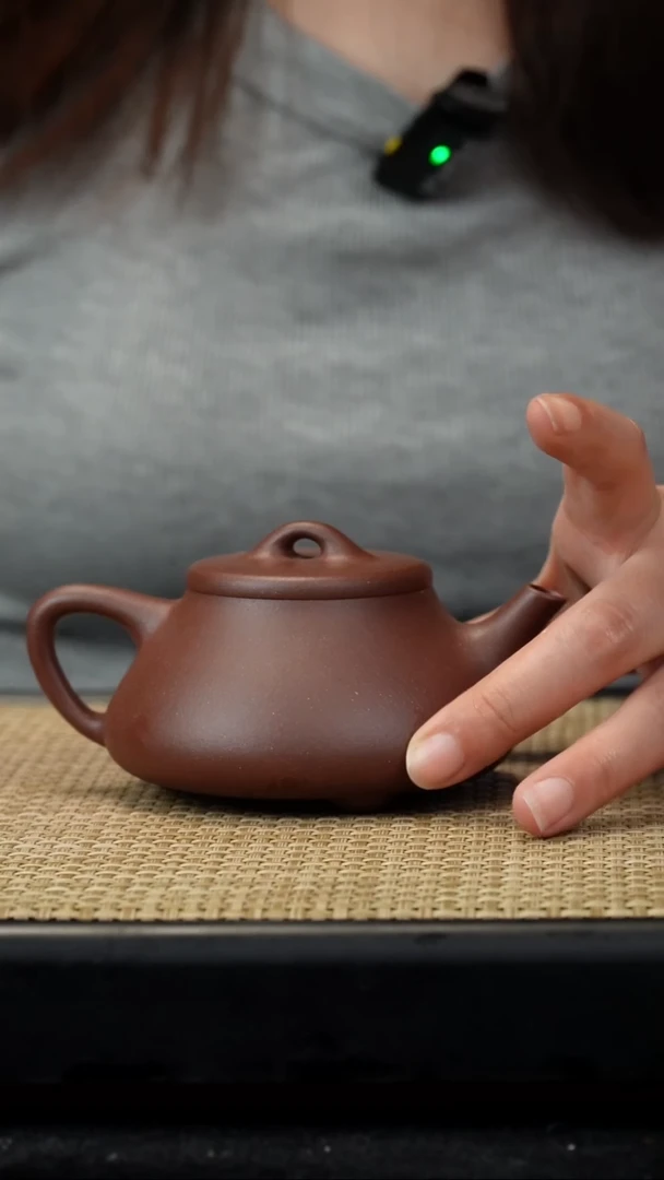 茶壶紫砂底槽清隐瓢160cc