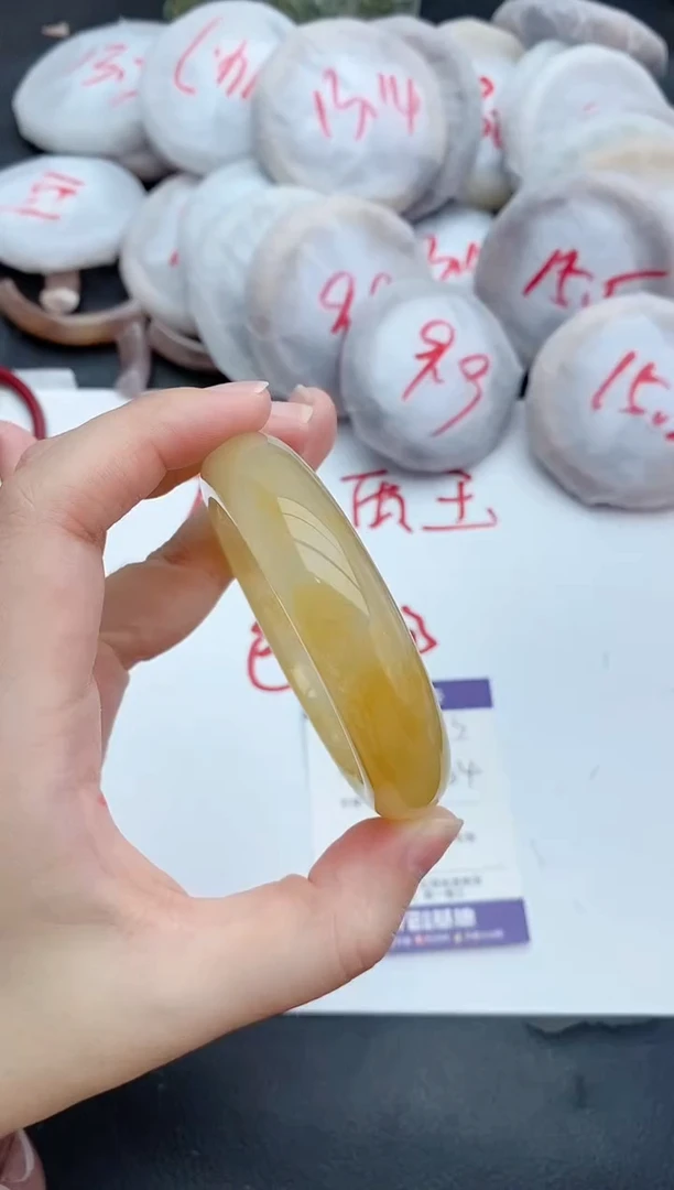 未镶嵌手镯石英质玉113+53/54