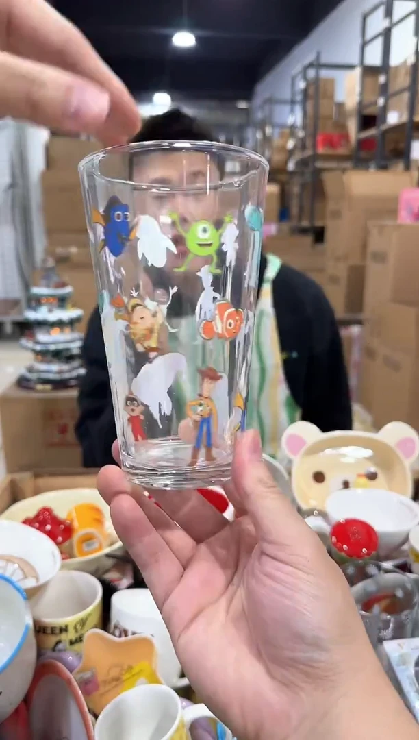 瓷片皮克斯合集玻璃杯