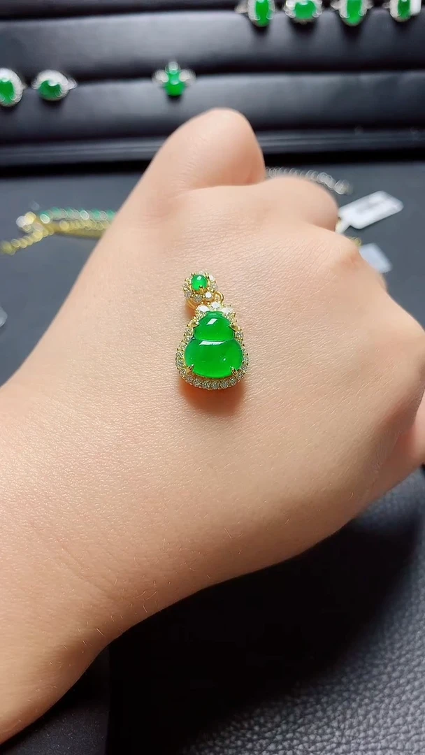 银S925镶嵌戒指翡翠天然翡翠A货s925银镶