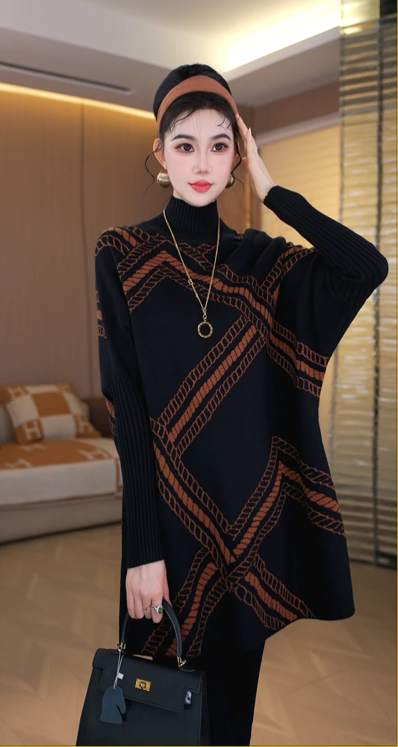 加厚保暖【琥珀暗格】秋冬必备时尚洋气上档次毛衣上衣-3078#