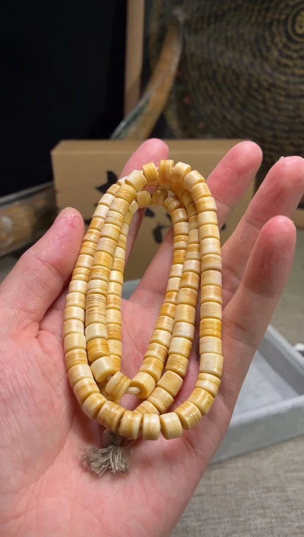 其他猛犸象牙S16猛犸高白系列7*6mm长串 可挂脖