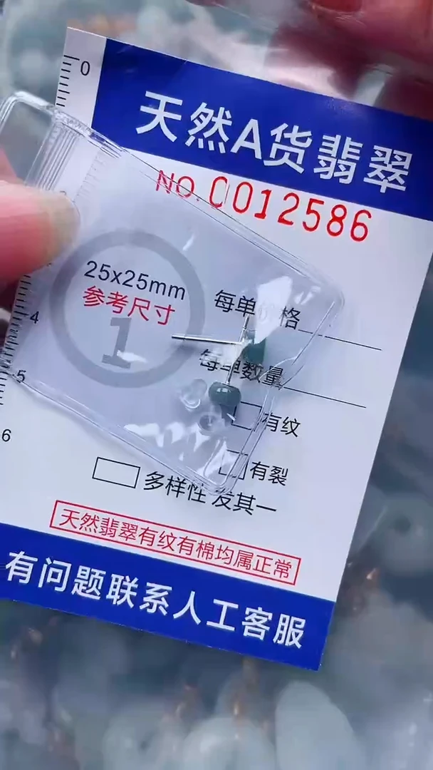 翡翠未镶嵌吊坠(不含链)1