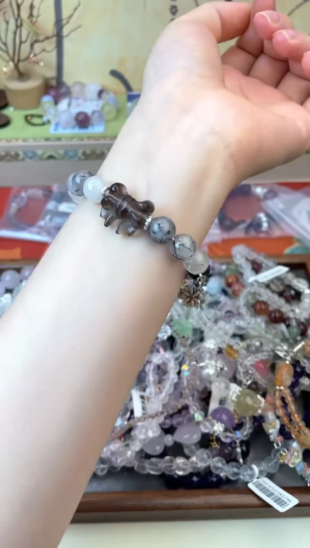 发晶手链未镶嵌288手串