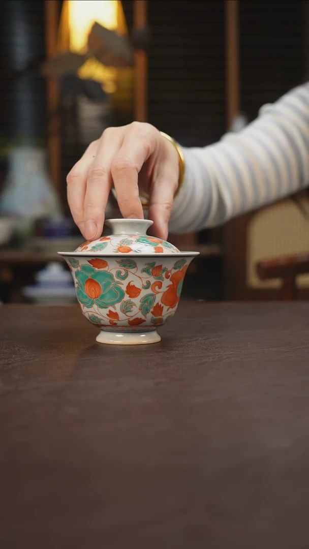 杯景德镇陶瓷杯碗柴烧多人R92