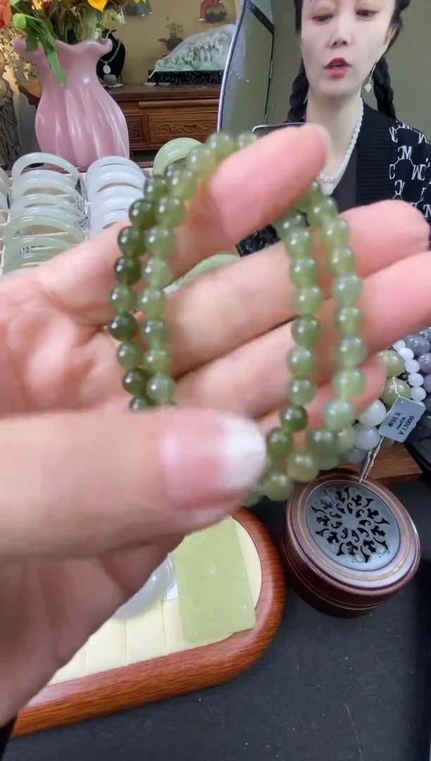 未镶嵌手链和田玉手串晴水6mm