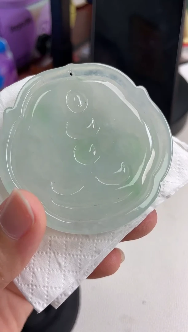 颈饰未镶嵌翡翠Q****ᴷ翡翠挂件