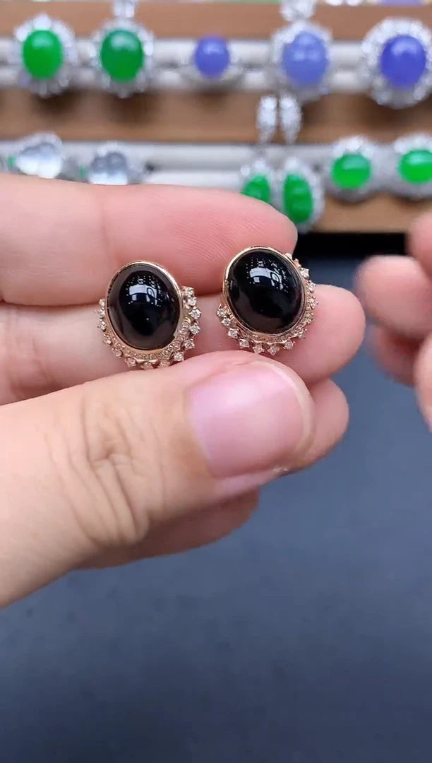 颈饰18K金镶嵌翡翠576-中国好珍宝