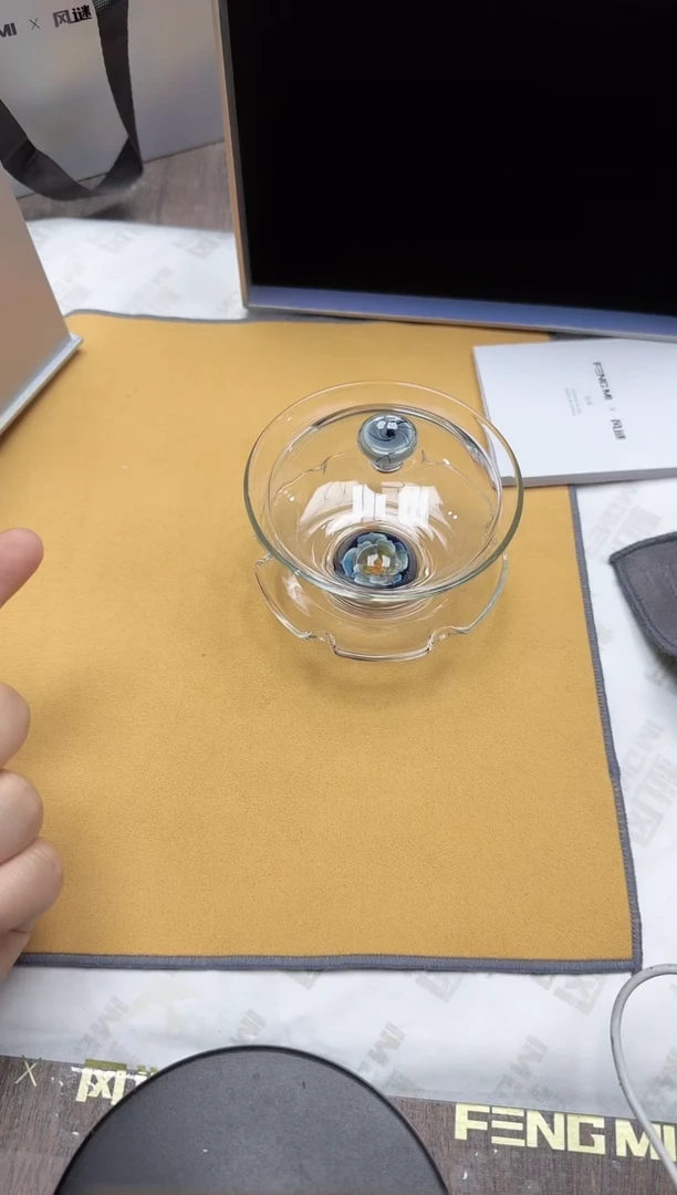 【闪购商品】其他风谜花语瑾卉盖碗+钛茶夹