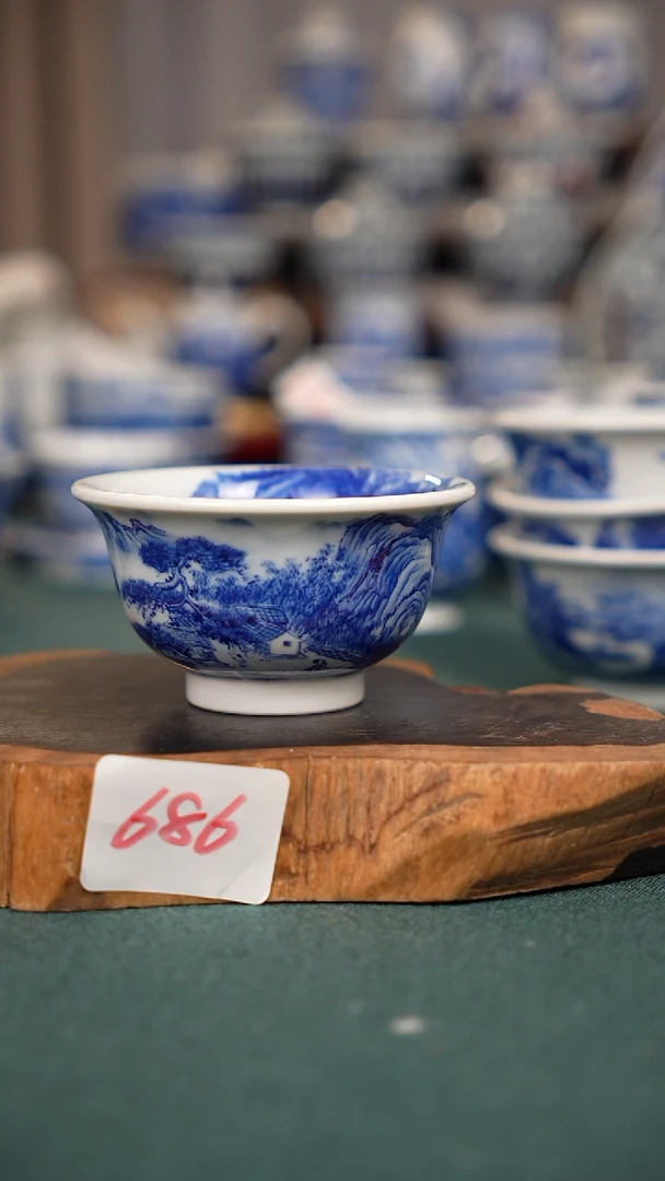 摆件瓷686全手工手绘茶器