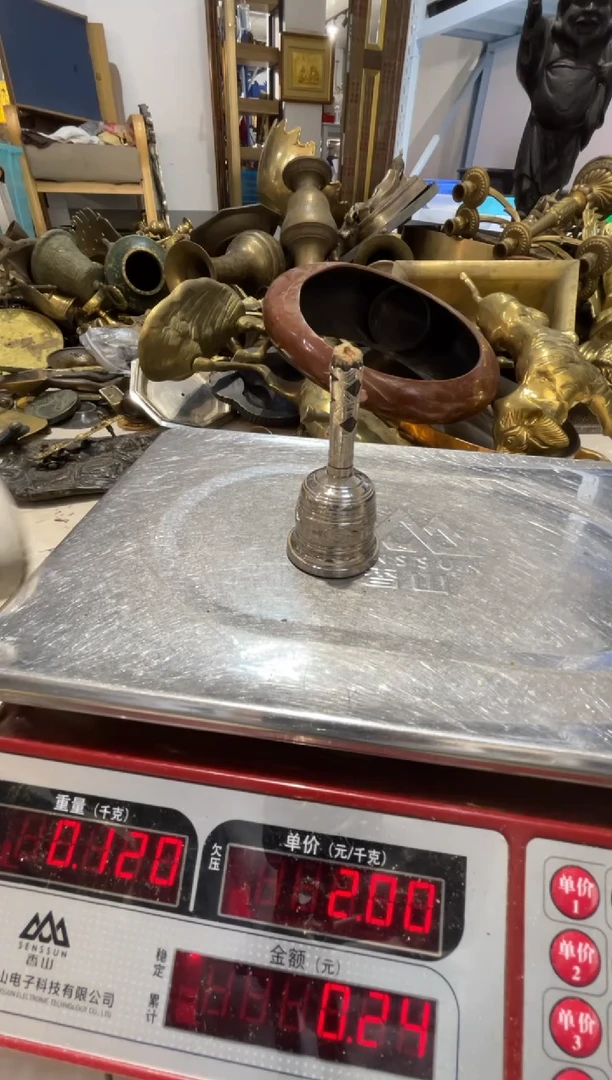 茶盏大阪回流商品铜器摆件75