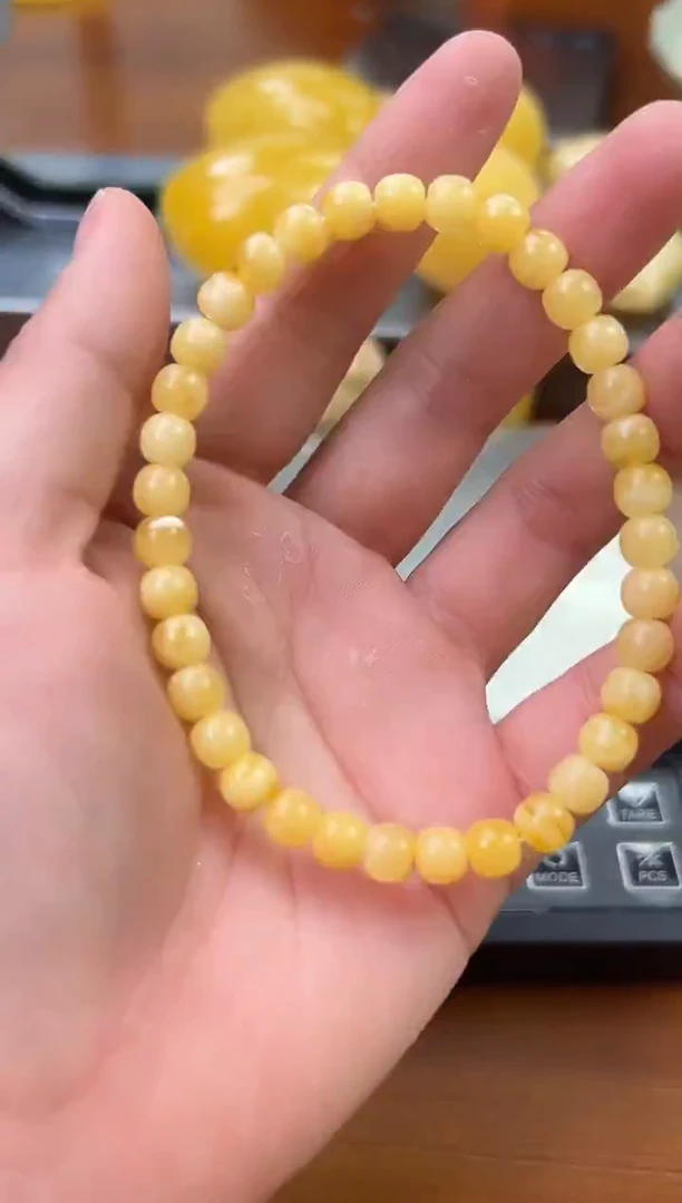 未镶嵌蜜蜡裸石蜜蜡手串