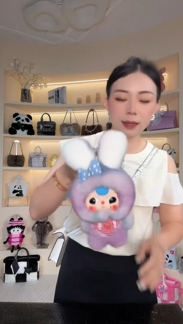 水貂毛【闪购商品】女包挂件C137