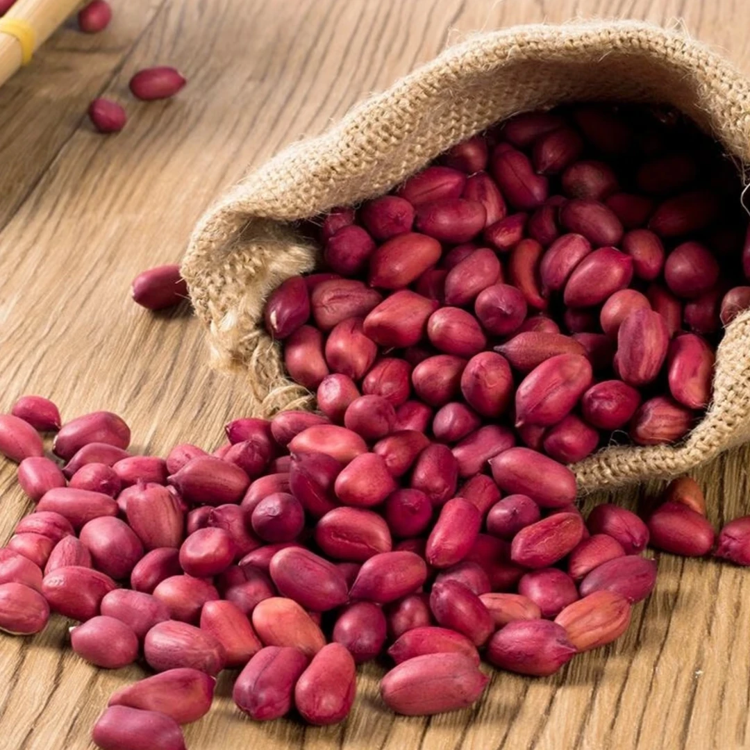 东北特产新货红皮去壳生花生米