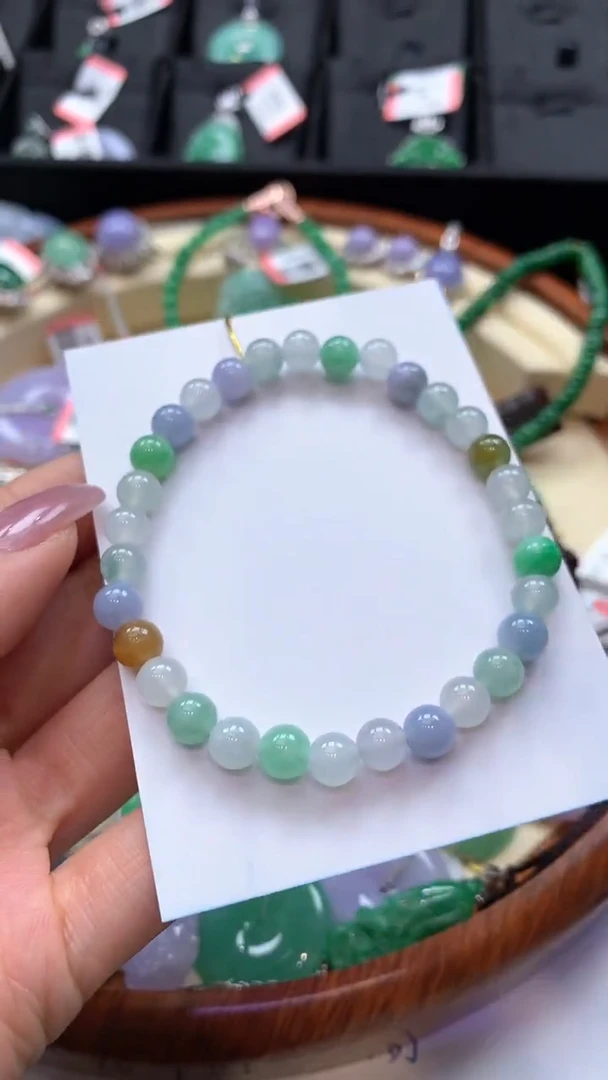 【闪购商品】翡翠手链未镶嵌手串