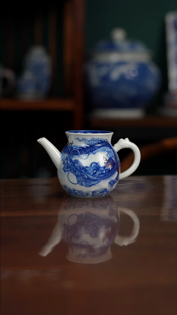 自成堂柴窑 龙公道杯