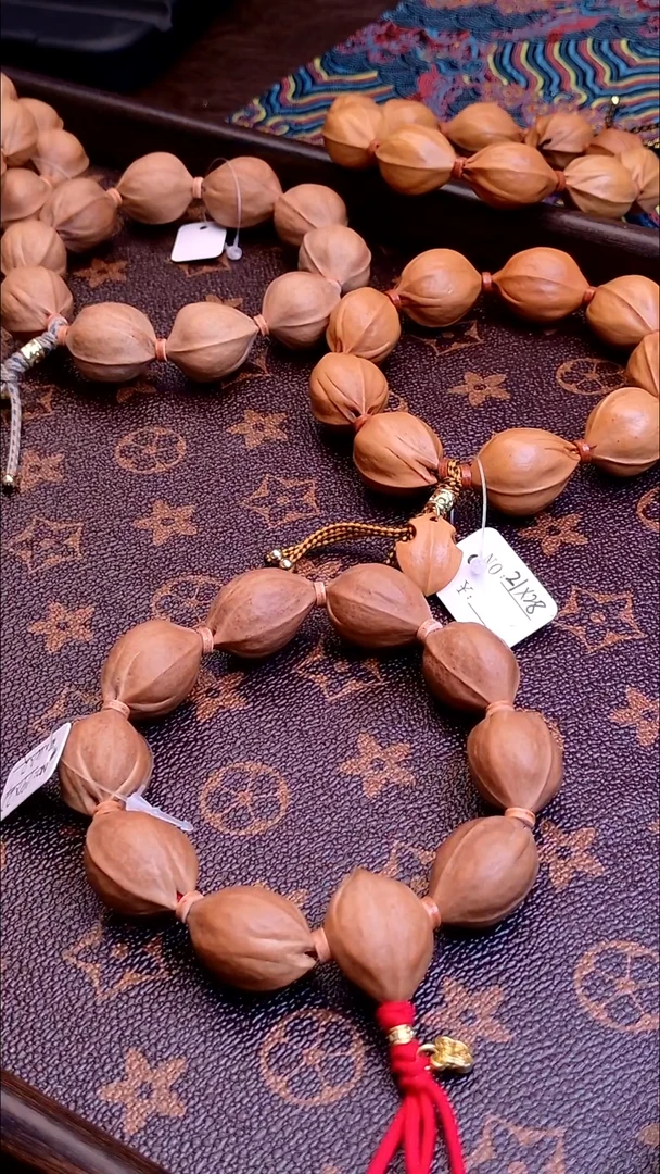 手串橄榄核1927精挑梅林铁核三花头货-带配套盘玩工具